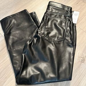 Abercrombie NWT faux leather pants